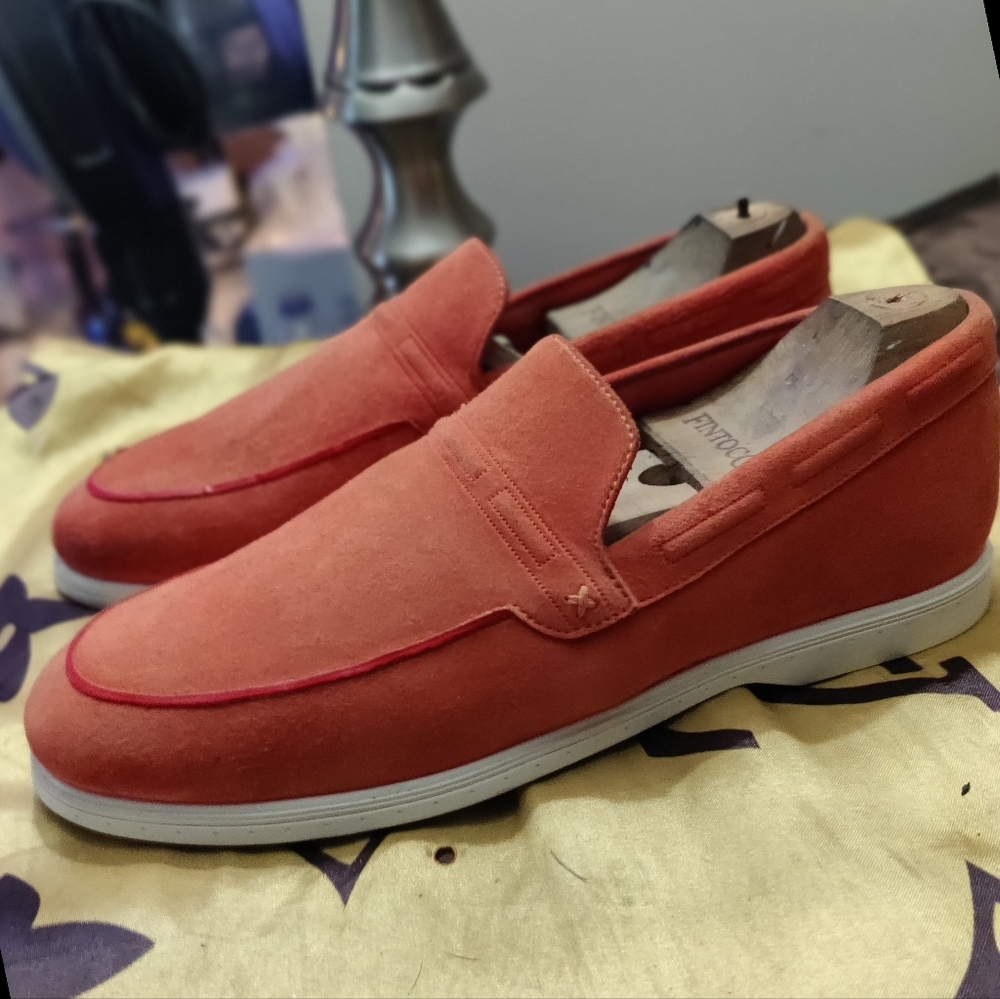 Stefano ricci suede loafers